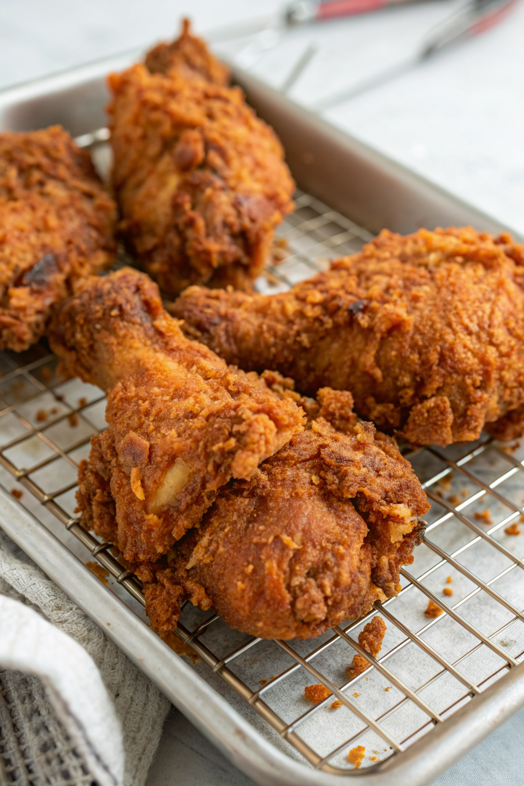 Crispy Spicy Buttermilk Fried Chicken Recipe