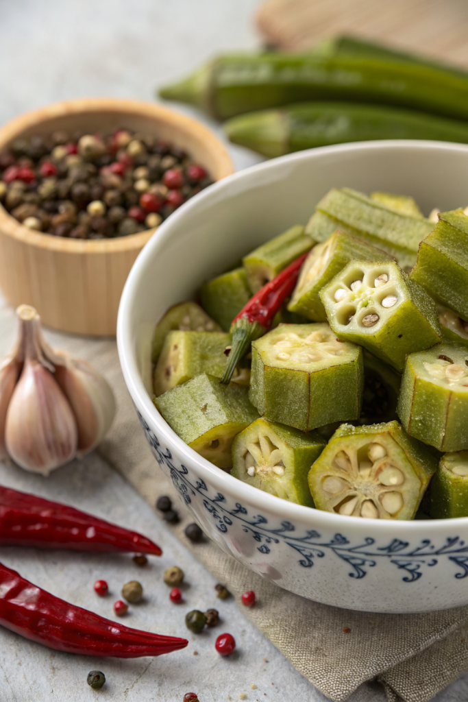 Crunchy Pickled Okra Recipe