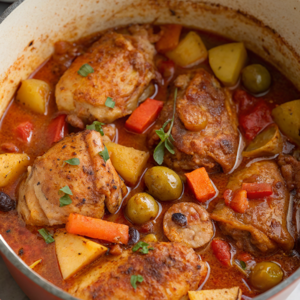 Fricase de Pollo (Cuban Chicken Fricassee) Recipe