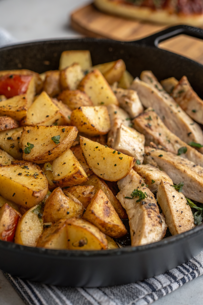 Garlic Butter Chicken and Potato Recipe