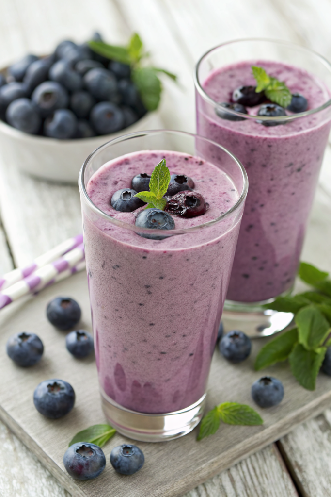 Healthy Blueberry Cucumber Smoothie Recipe