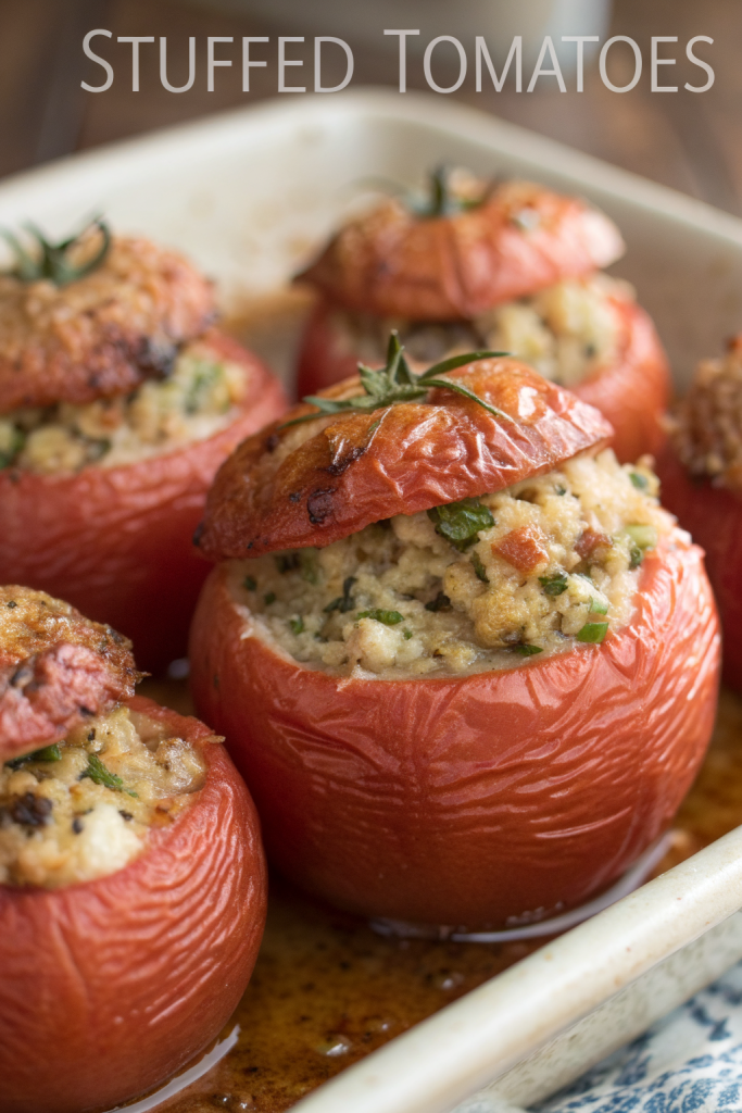Mediterranean Stuffed Tomatoes Recipe