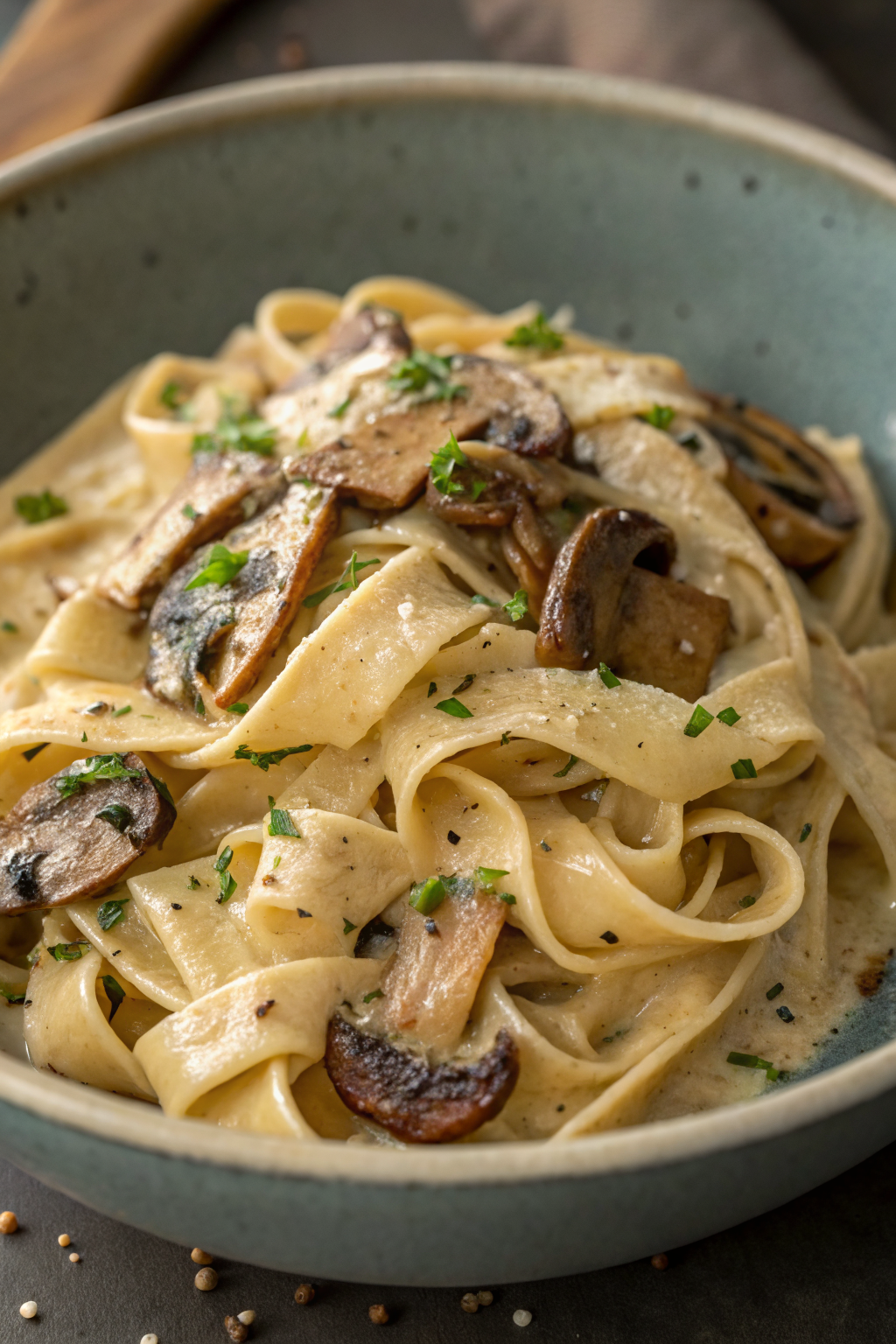Mushroom and Seitan Stroganoff Recipe