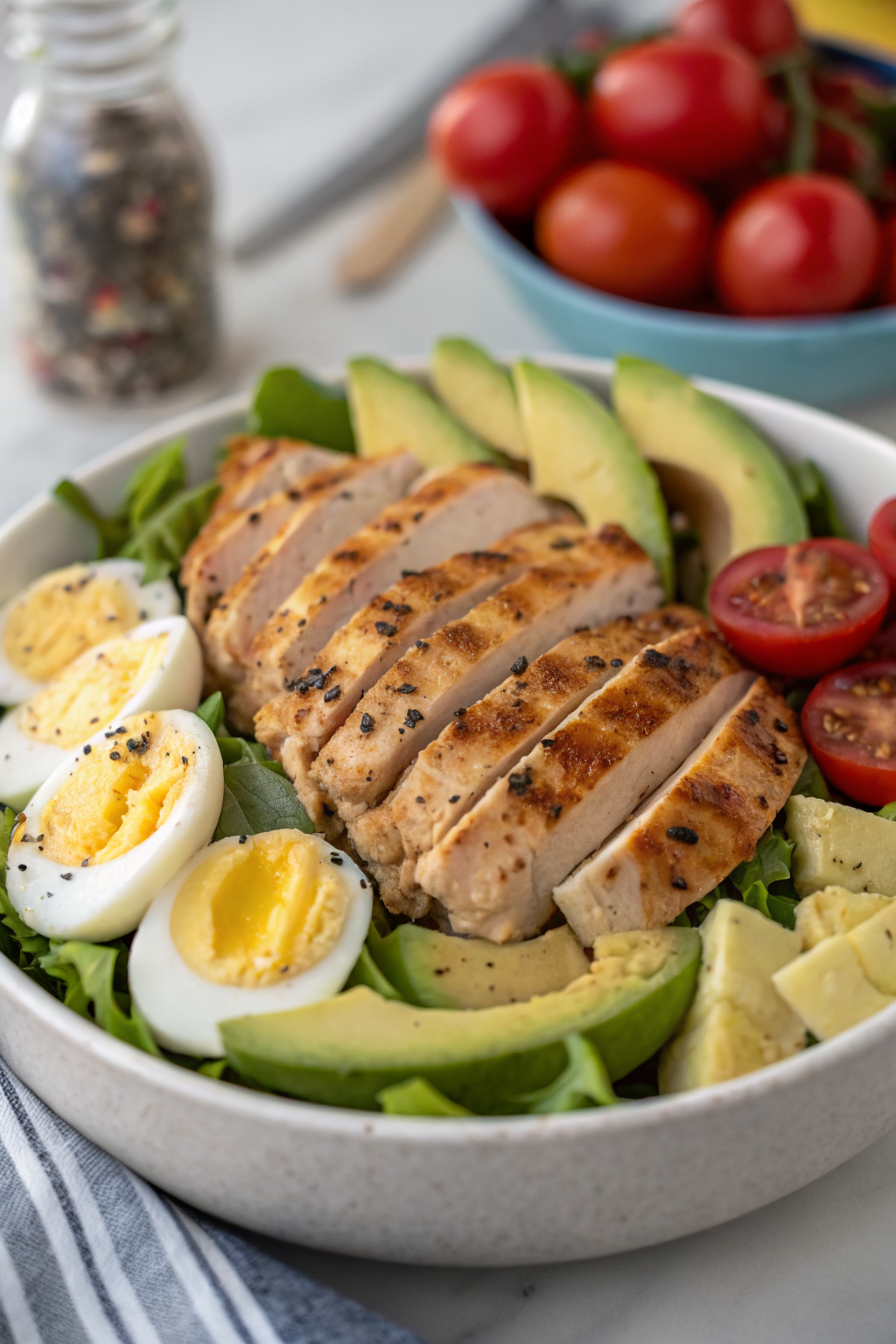 Paleo Grilled Chicken Cobb Salad