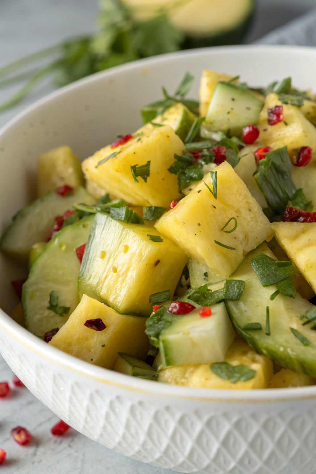 Pineapple Cucumber Salad Recipe