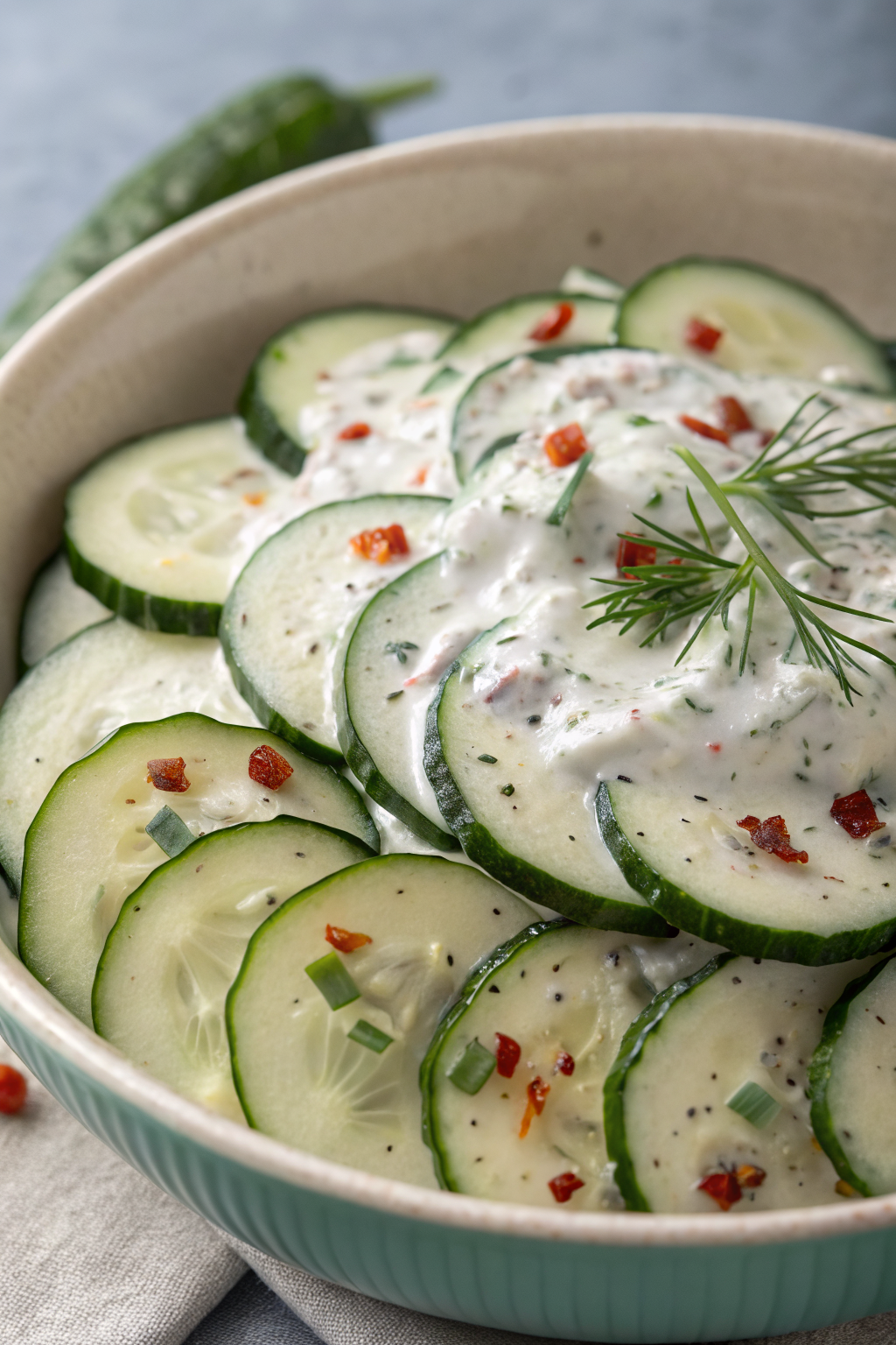 Polish Cucumber Salad Recipe