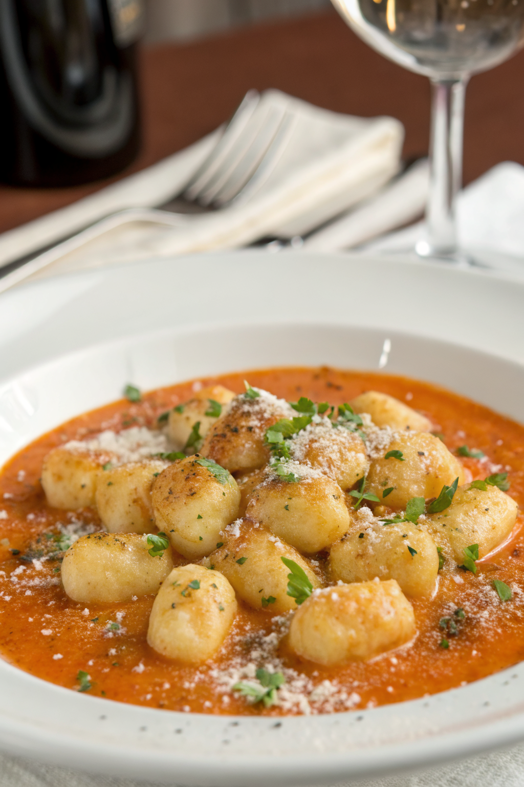 Pumpkin Gnocchi with Spinach and Sausage Recipe