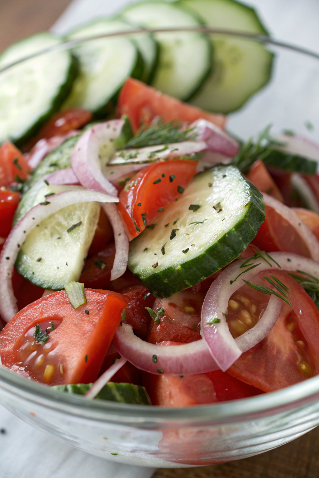 Spiced Cucumber Onion and Tomato Salad Recipe