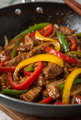 Spicy Chicken With Bell Peppers