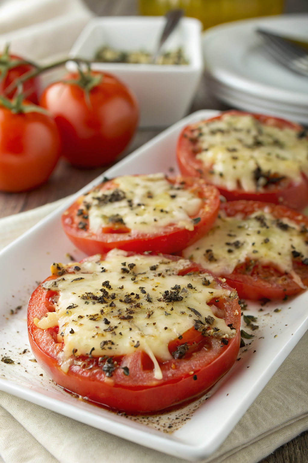 Tasty Baked Tomatoes with Cheese Recipe