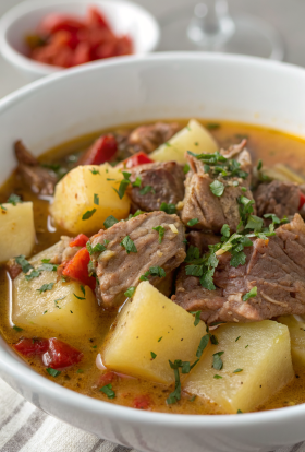 Tasty New Mexico Green Chile Soup