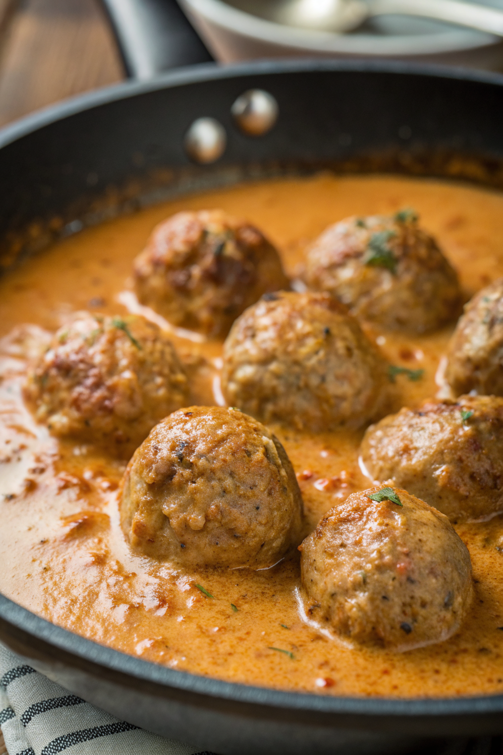 Turkey Meatballs in Pumpkin Sage Sauce Recipe