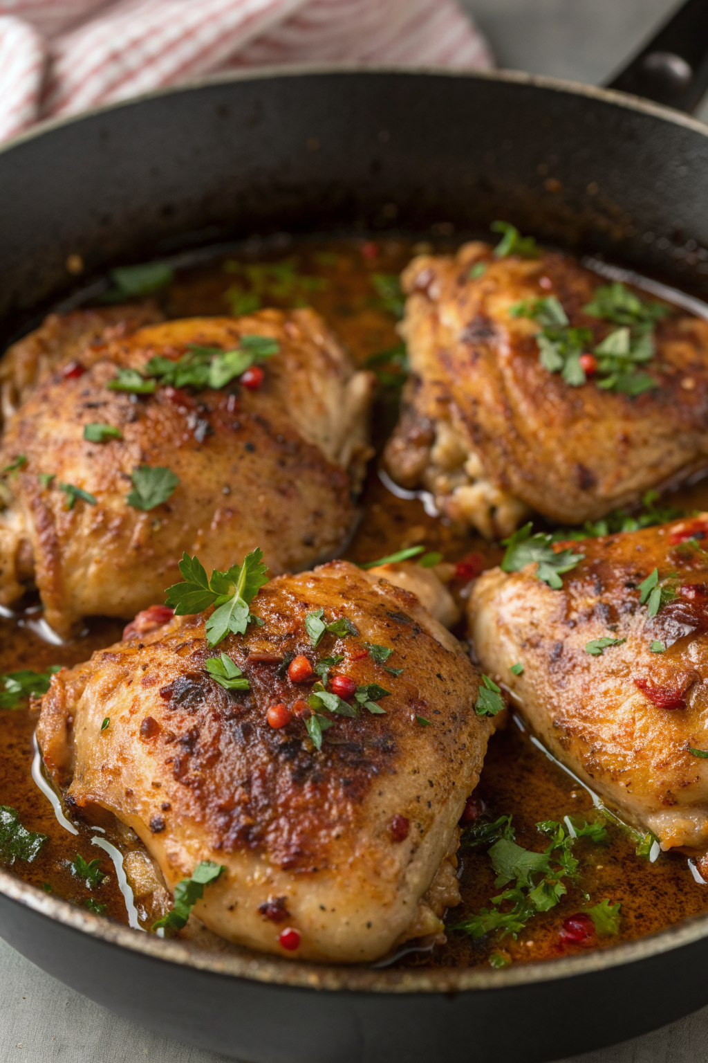Baked Italian Chicken Thighs Recipe