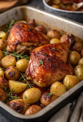 Chicken Thighs and Potatoes