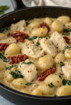 Creamy Chicken Gnocchi Recipe