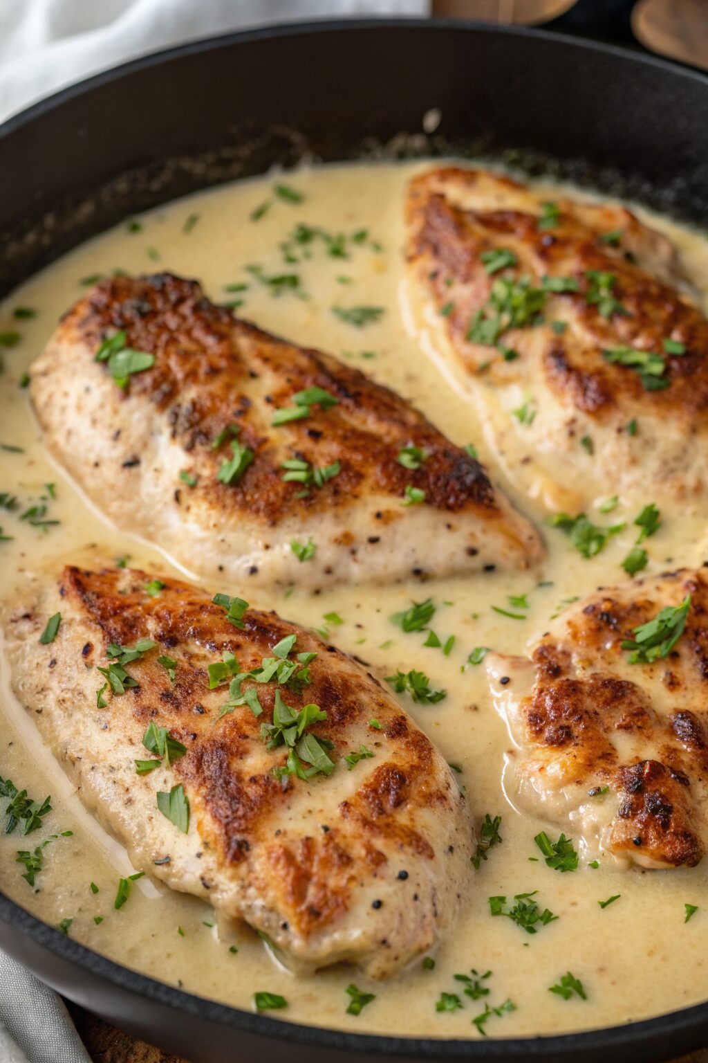 Creamy Garlic Parmesan Chicken Recipe