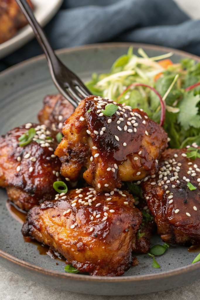 Crispy Hoisin Chicken Thighs Recipe