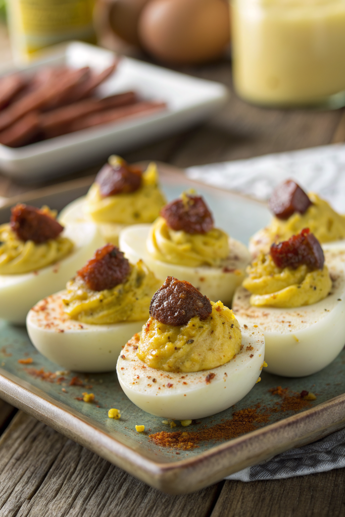 Deviled Eggs Hot Dogs Recipe