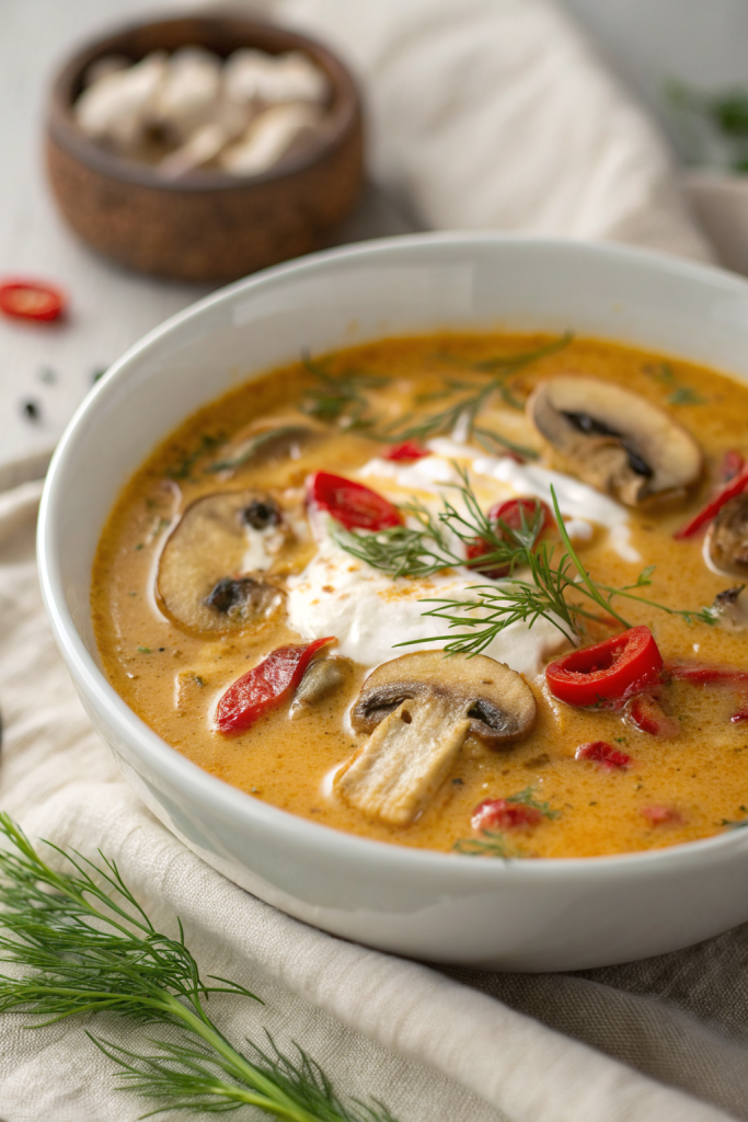Hungarian Mushroom Soup Recipe