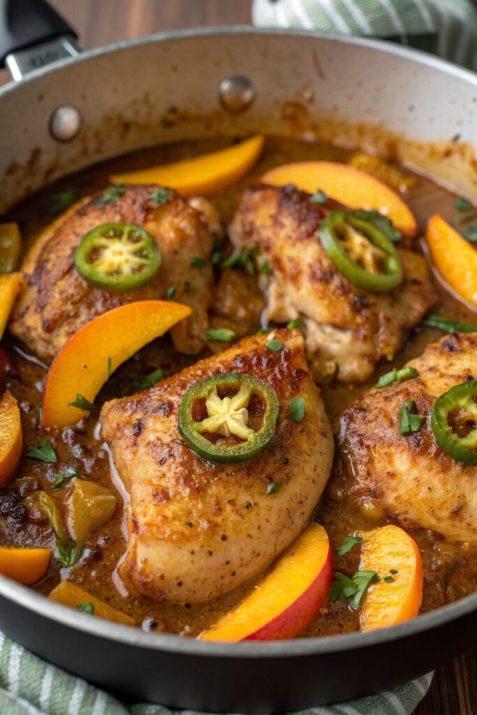 Jalapeno Peach Chicken Recipe