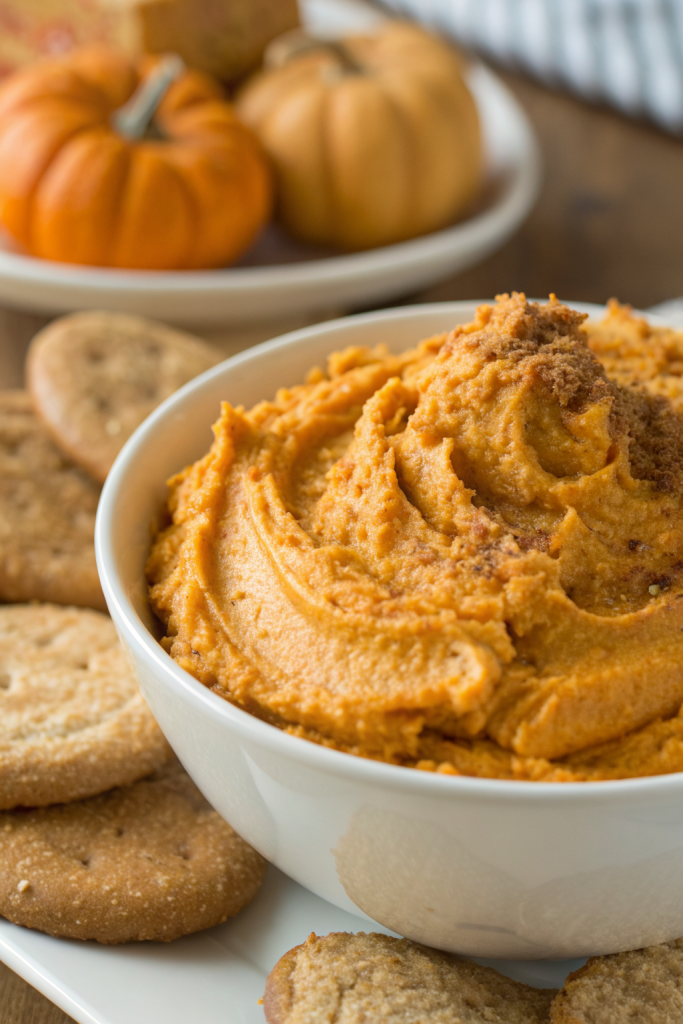 Pumpkin Fluff Dip with Cream Cheese