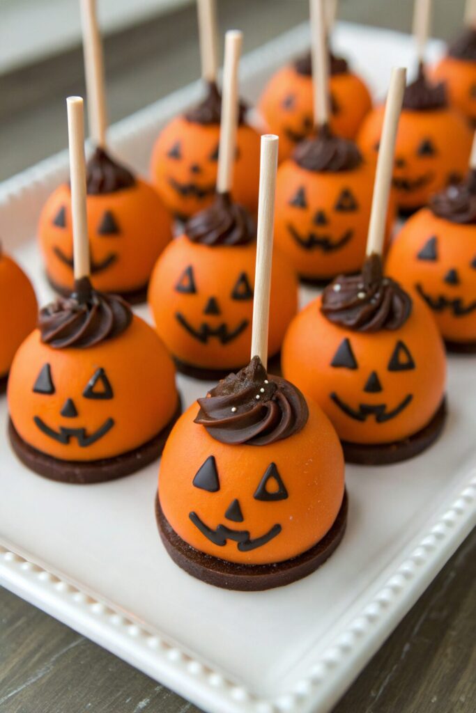 Pumpkin Marshmallow Lollipops Recipe