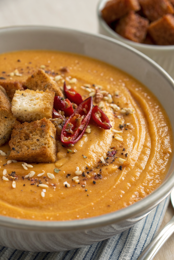 Roast Carrot Soup Recipe