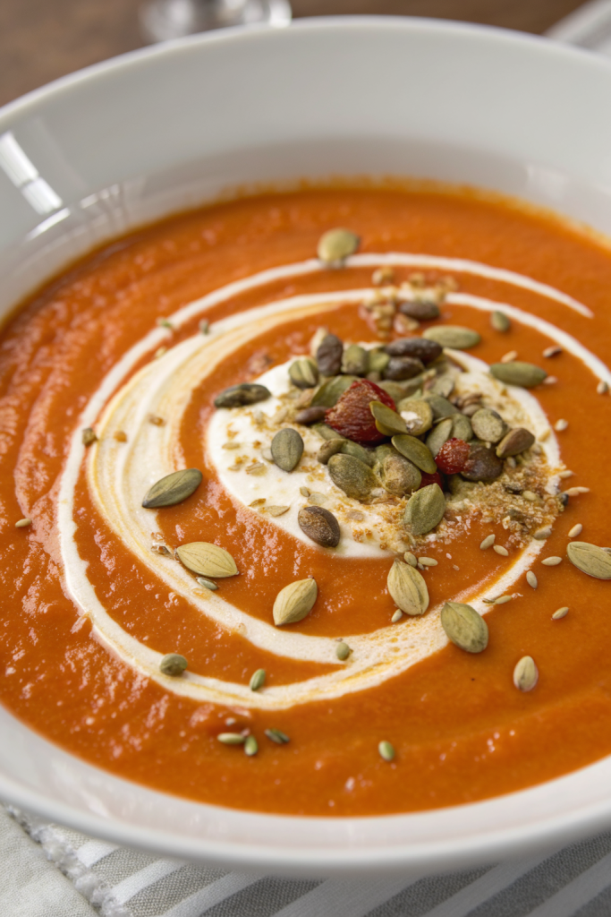 Roasted Sweet Potato Soup Recipe
