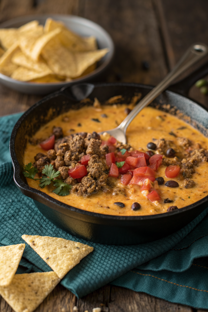 Savory Cowboy Queso Dip Recipe