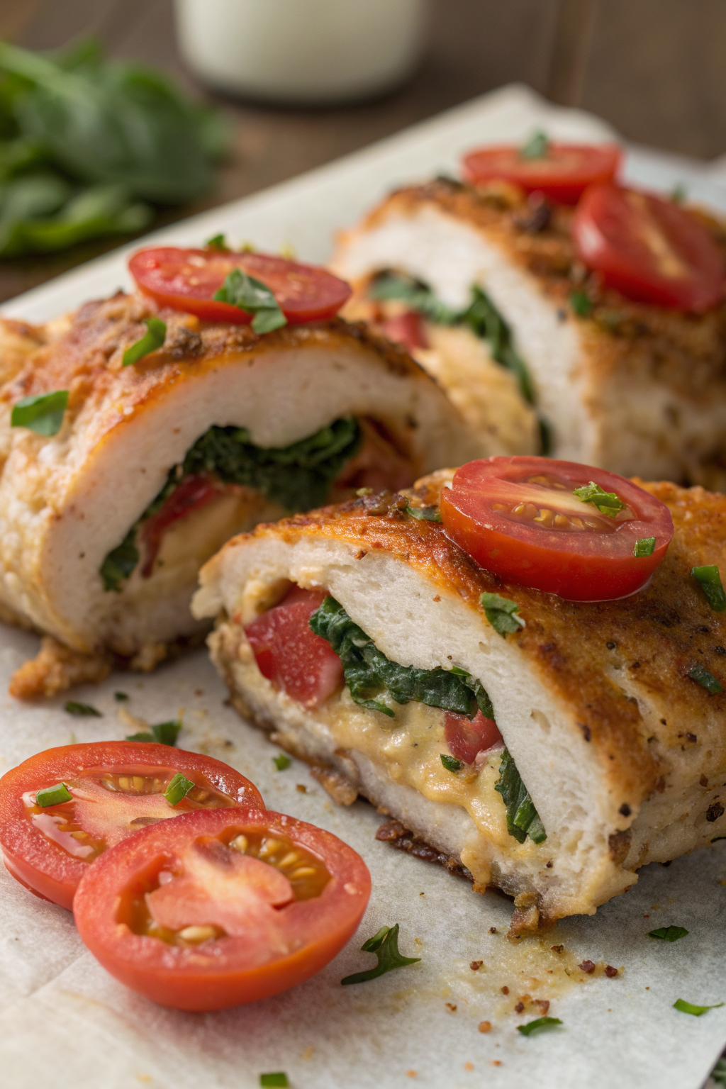 Spinach Stuffed Chicken Breast Recipe