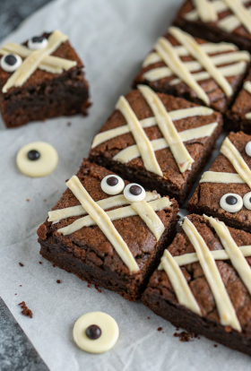 Spooky Mummy Brownies Recipe