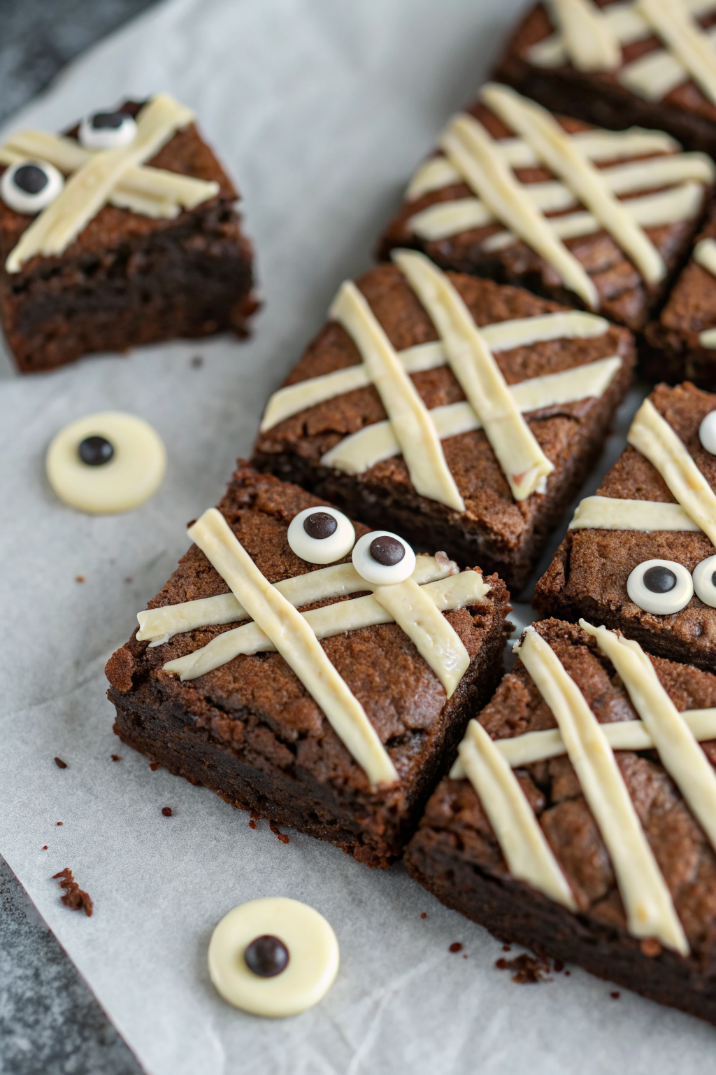 Spooky Mummy Brownies Recipe