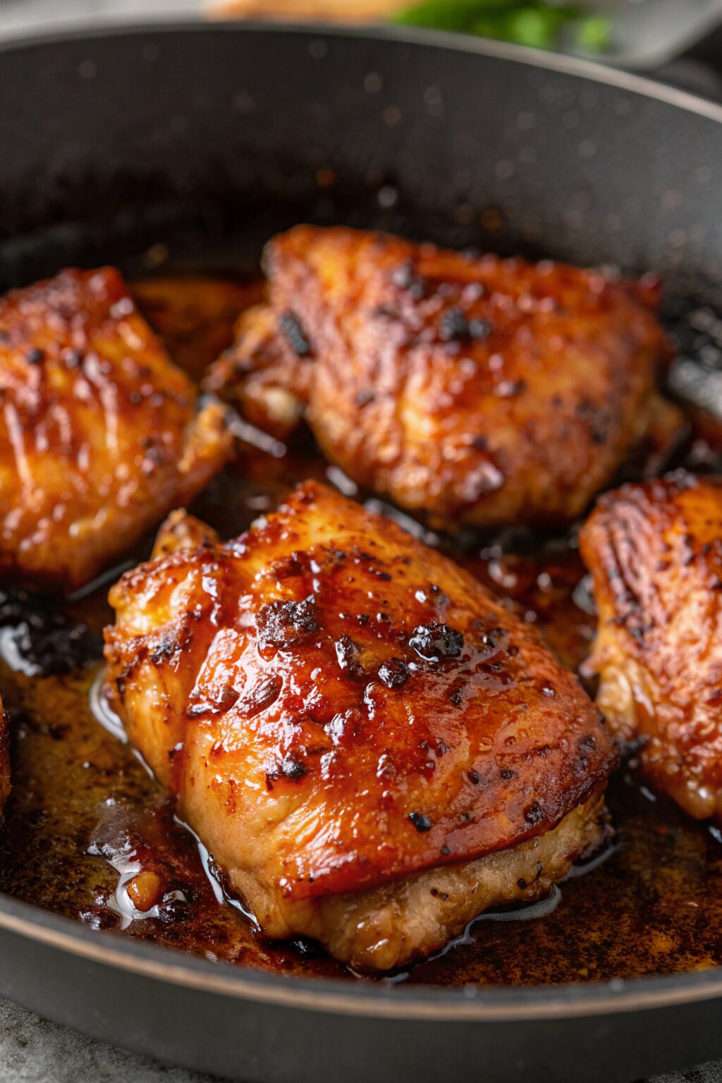 Sweet Spicy Glazed Chicken Thighs Recipe