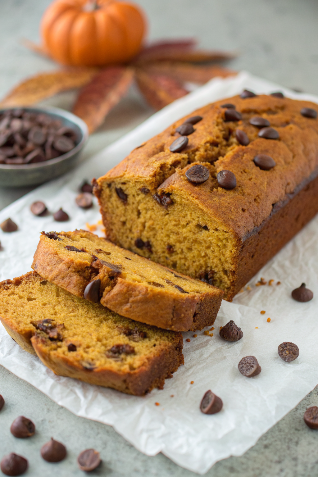 Banana Chocolate Chip Pumpkin Bread Recipe