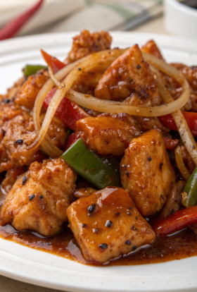 Black Pepper Chicken Stir-Fry Recipe