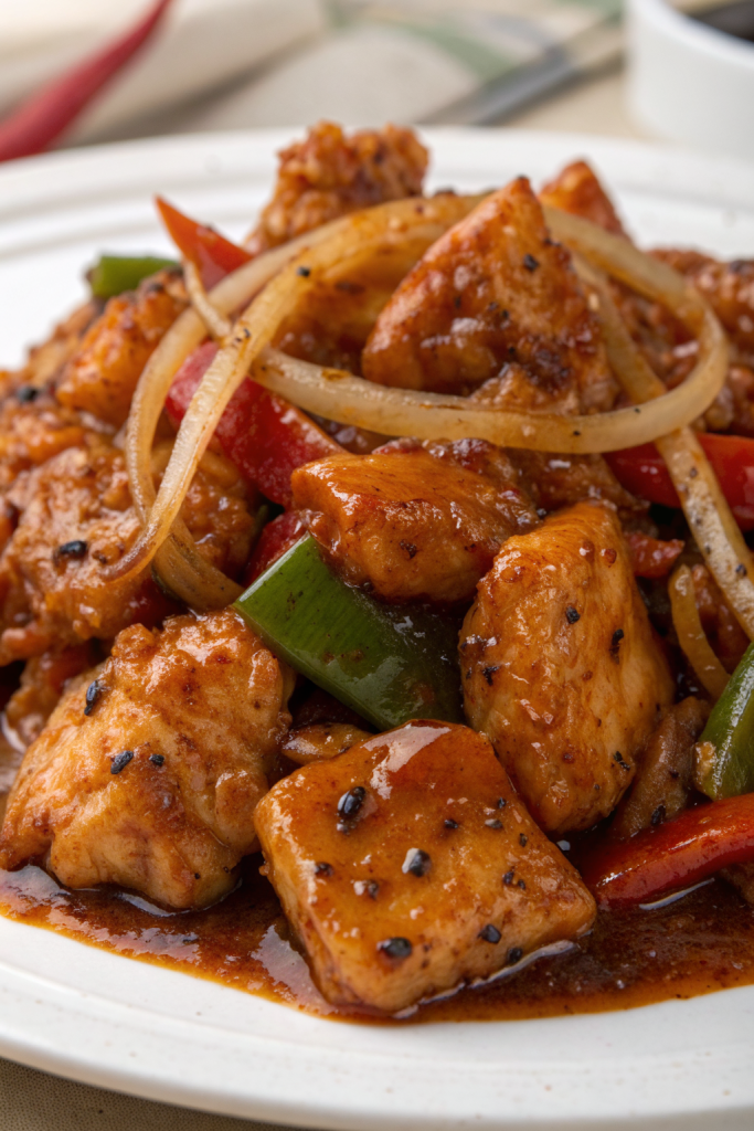 Black Pepper Chicken Stir-Fry Recipe