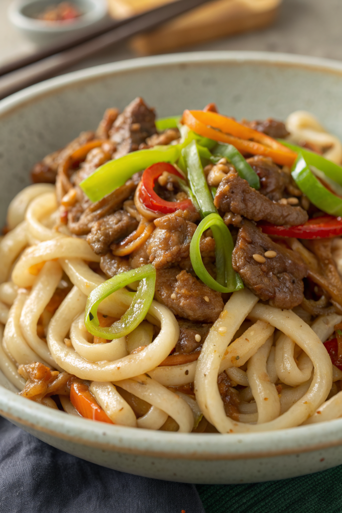 Bulgogi Beef Udon Stir Fry Recipe