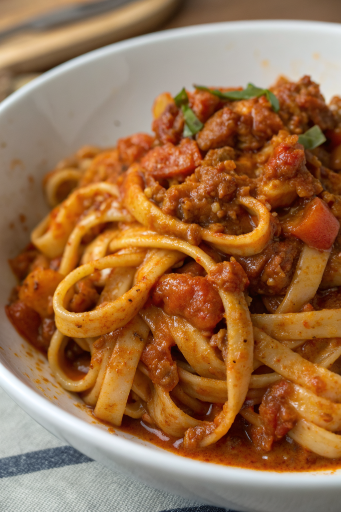 Chilli Garlic Udon Recipe