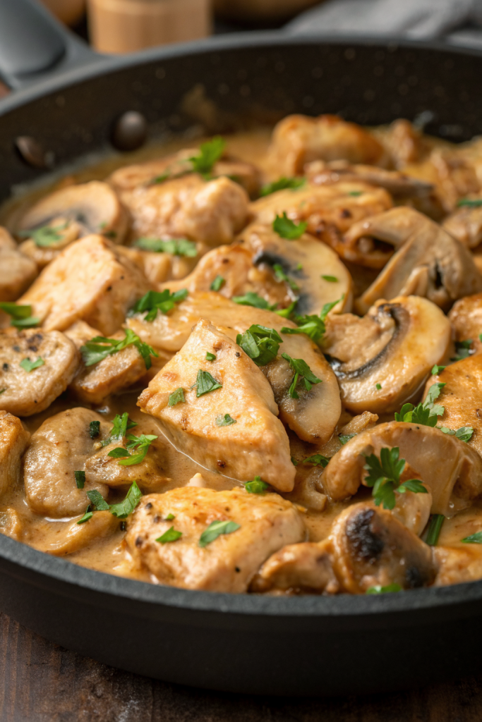 Creamy Chicken Stroganoff Recipe