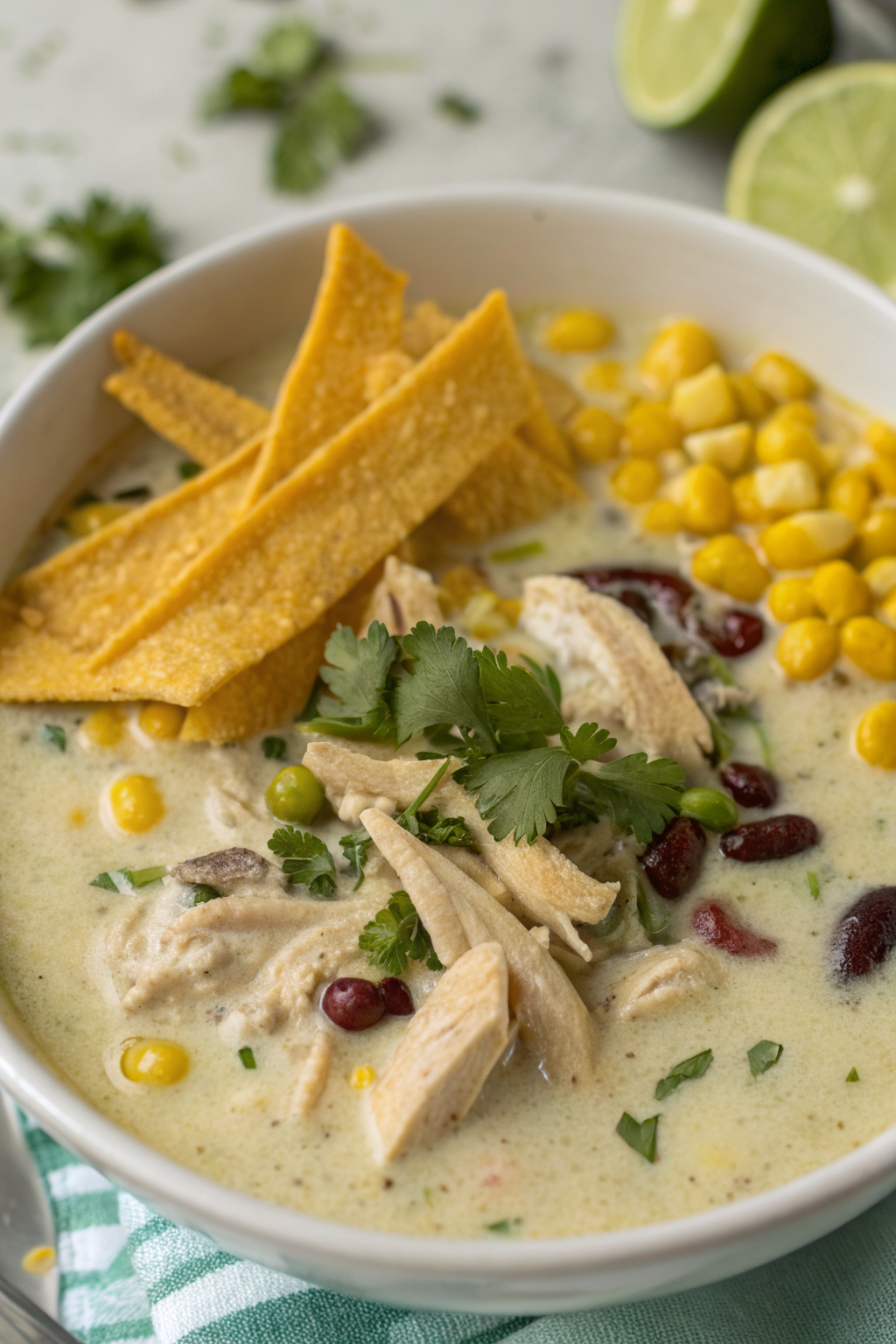 Creamy Crock Pot White Chicken Chili Recipe