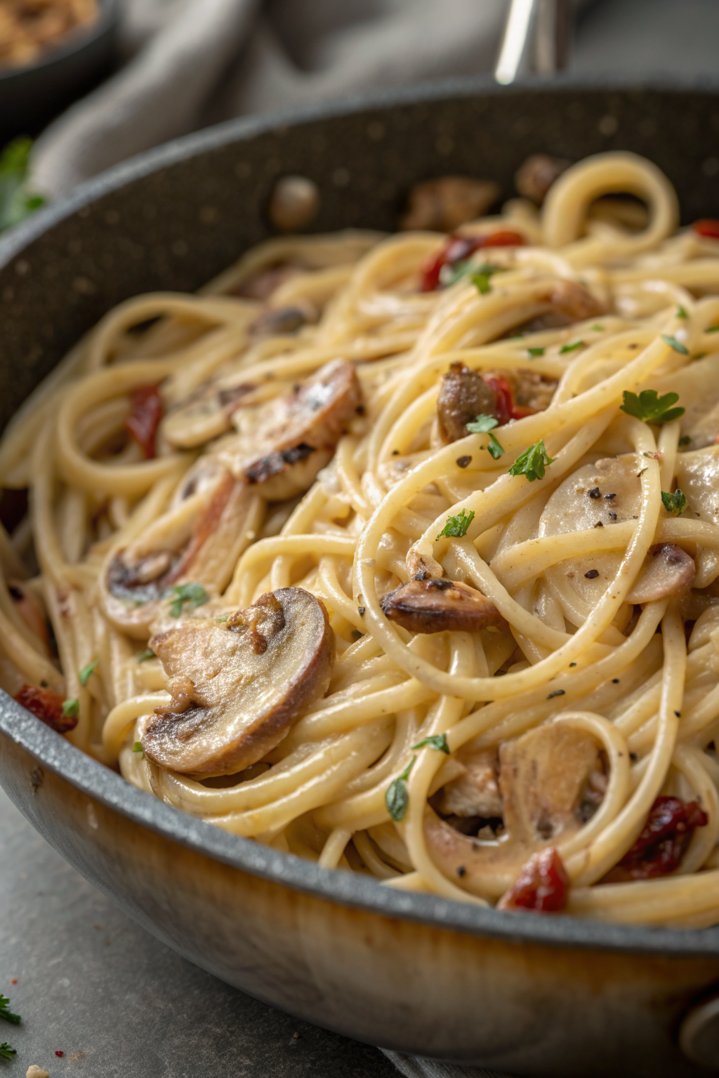 Creamy Mushroom Udon Recipe