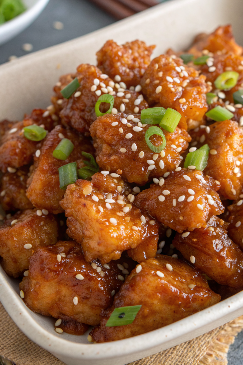 Crispy Chinese Honey Garlic Chicken Recipe