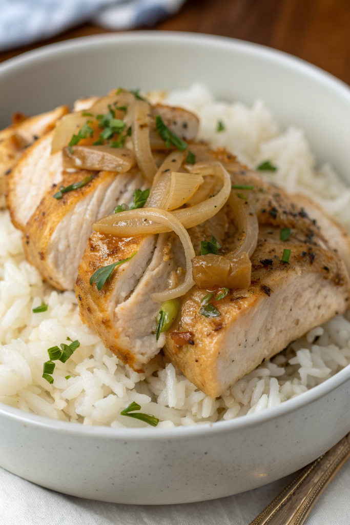 Crock Pot No Peek Chicken with Rice