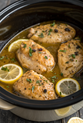Crockpot Chicken Piccata Recipe