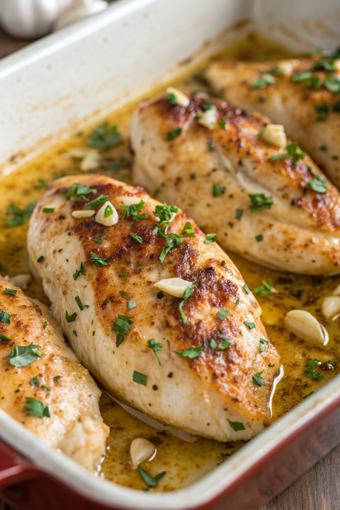 Garlic Butter Baked Chicken Breast Recipe