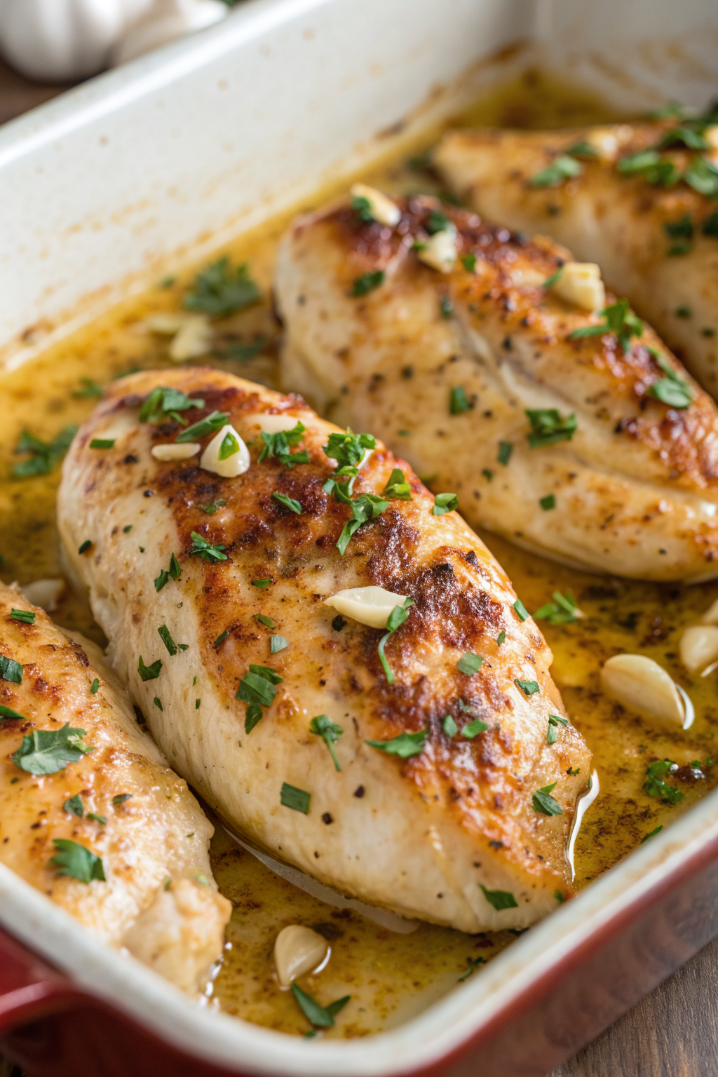 Garlic Butter Baked Chicken Breast Recipe