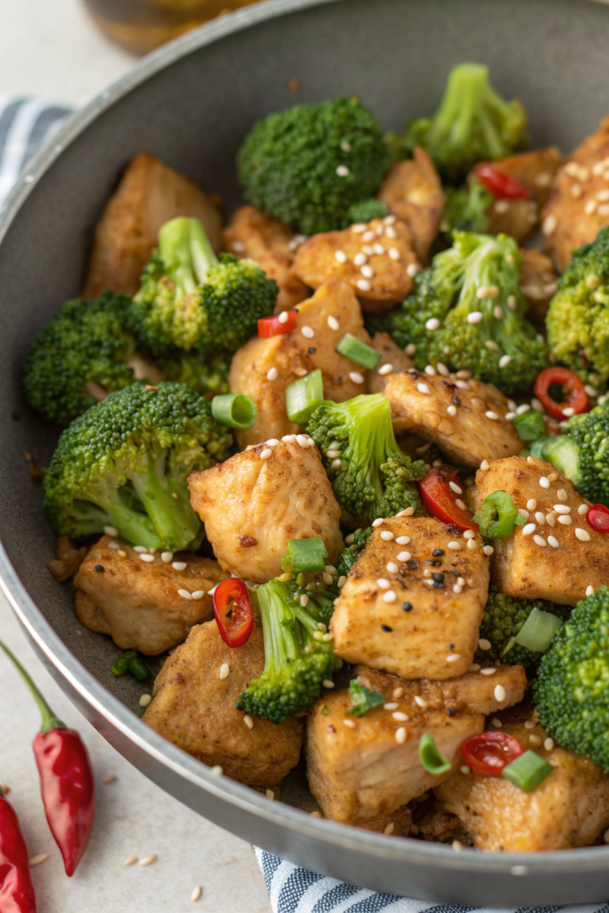 Garlic Butter Chicken & Broccoli Recipe