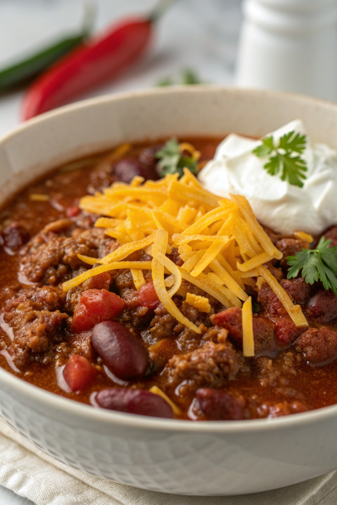 Ground Beef Stovetop Chili Recipe