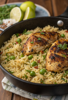 Mediterranean Chicken and Rice Recipe