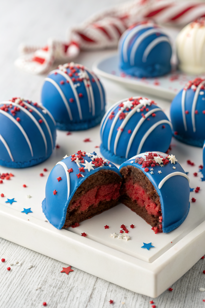 Patriotic Oreo Balls Recipe